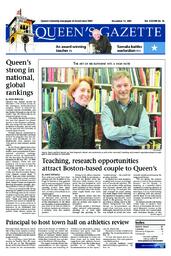 Queen's Gazette - 2007-11-12