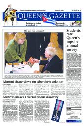Queen's Gazette - 2008-10-27