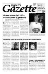 Queen's Gazette - 2000-03-06