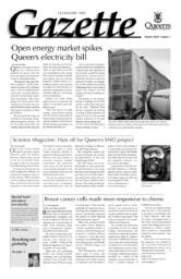 Queen's Gazette - 2002-01-14