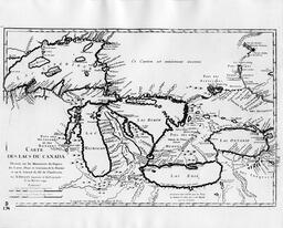 Great Lakes, 1744. - V23 Maps-GrLakes-1