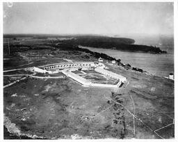 Old Fort Henry - Aerial view - V23 MilB-OFH-5