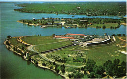Old Fort Henry - Aerial view - V23 MilB-OFH-6
