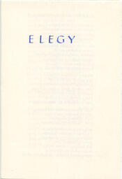 Elegy - p. 1