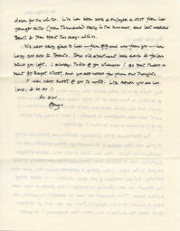 Letter - Whalley to Sally - verso