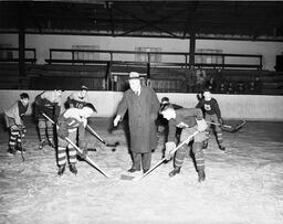 Rotary Hockey Game in Old Jock Harty Arena - V25.5-7-54