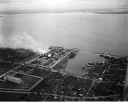 Aerial of Fire at Kingston Penitentiary - V25.5-10-179 - 1 of 2
