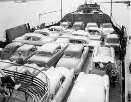 Cars on Deck of Wolfe Islander - V25.5-25-104