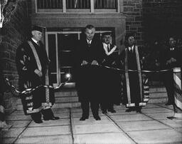 Queen's Convocation and Opening of Law School with Prime Minister Diefenbaker Present - V25.5-27-100