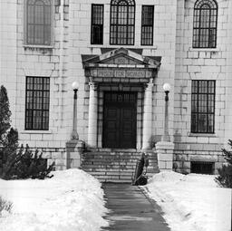 Snow Scenes, Prison for Women, Church of the Good Thief, Centennial School - V25.5-43-169