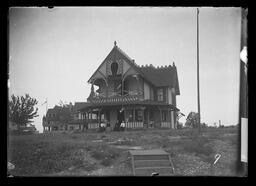 [Cape Vincent, N.Y. Family Gathering infront of House]