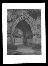 [Gothic Architecture of the Chapter House at Furness Abbey]