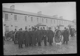 [Soldiers with RCHA Artillery at Barracks, Kingston]