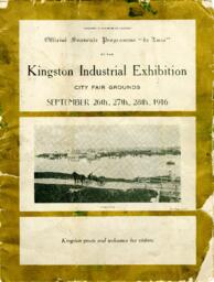 Official souvenir programme "de luxe" of the Kingston Industrial Exhibition...
