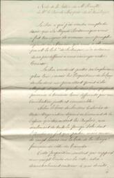 Note de la lettre de M. Rouille a M. le Duc de Mirepoix.