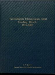 Intercollegiate-Interuniversity Sport Coaching Record: 1873-2002