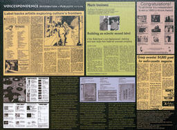 Voicespondence - Distribution + Publicity 1974-84