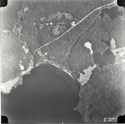 South part of Alsever Lake (Flight Line 69-4528, Roll [26], Photo Number 187)